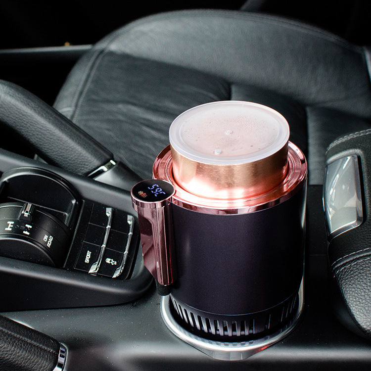2 In 1 Car Cup Warmer Cooler Digital Temperature Display
