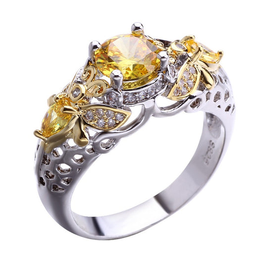 Zircon rings by SHOPEEZONE