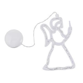 Christmas LED Suction Cup Chandelier Santa Claus Elk Snowman Lights Holiday Party Window Decor Lamps Battery Powered by SHOPEEZONE