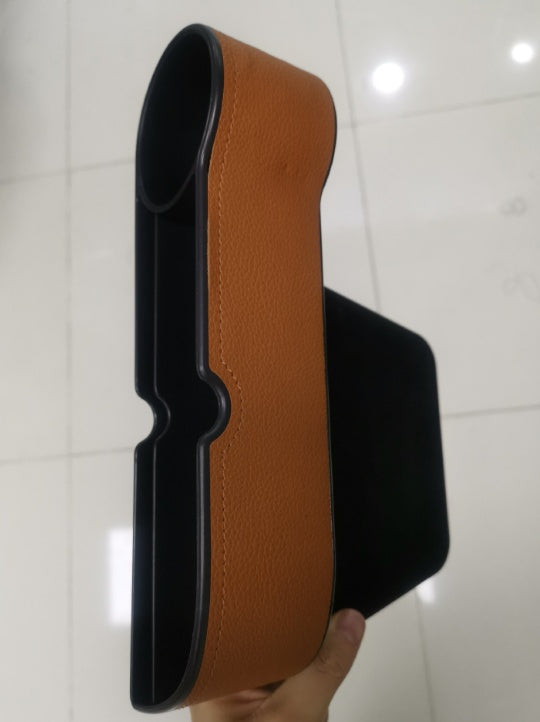 AuraAuto PU Leather Gap Box Organizer - Easy Access