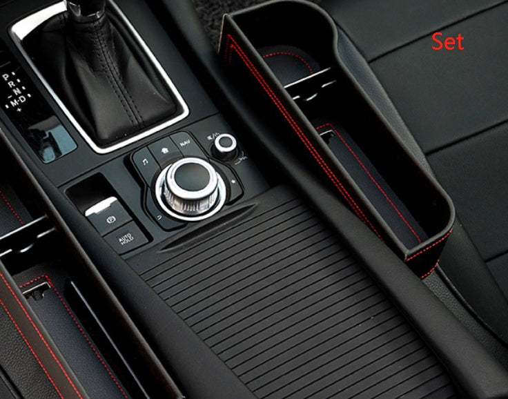 AuraAuto PU Leather Gap Box Organizer - Easy Access