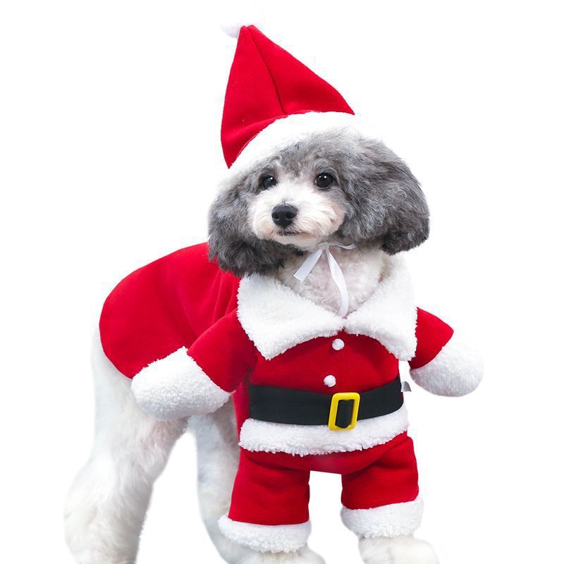 Pet Christmas Decoration Costume Pet Standing Costume by SHOPEEZONE