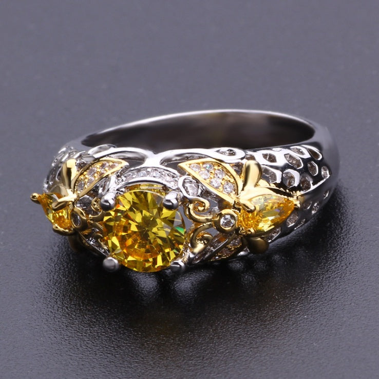 Zircon rings by SHOPEEZONE