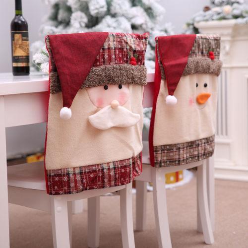 High quality Christmas Chairs Set Christmas goods table decorated Christmas hat in large quantities by SHOPEEZONE