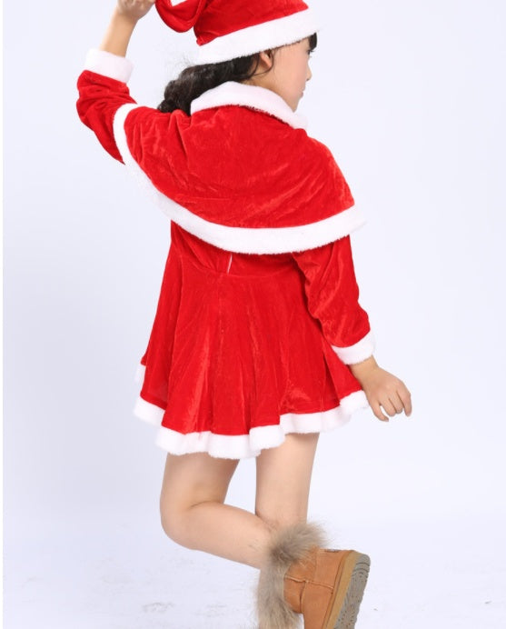 Christmas Queen Princess Dress Santa Claus dress