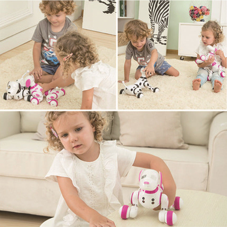 Electric Remote Control Smart Robot Dog Smart Children's Electronic Pet Toy by SHOPEEZONE