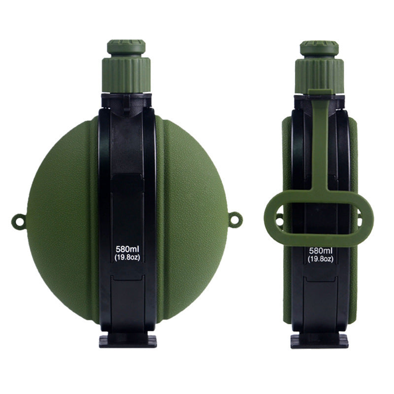 Outdoor Military Water Bottle Silicone Large Capacity Folding Water Kettle Hiking Camping Leak Proof Tour Water Bottle by ShopeeZone