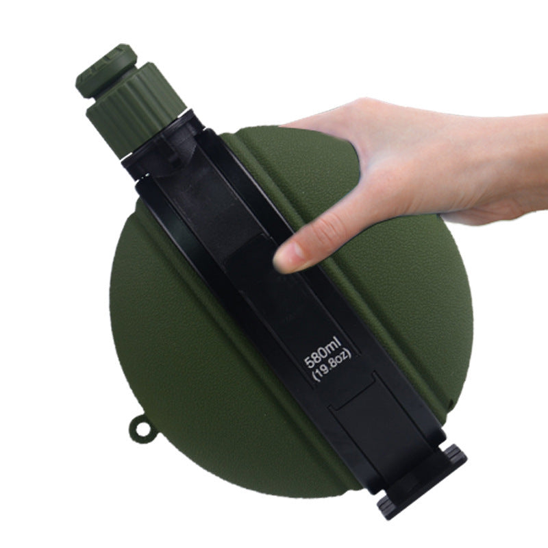 Outdoor Military Water Bottle Silicone Large Capacity Folding Water Kettle Hiking Camping Leak Proof Tour Water Bottle by ShopeeZone