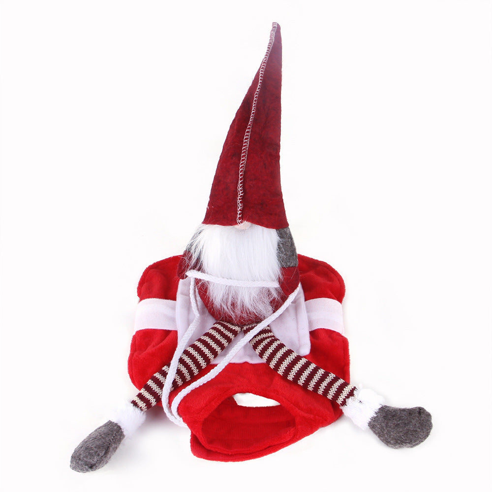 Pet Christmas Riding Transformation Costume Pet Products Costumes Cosplay by SHOPEEZONE