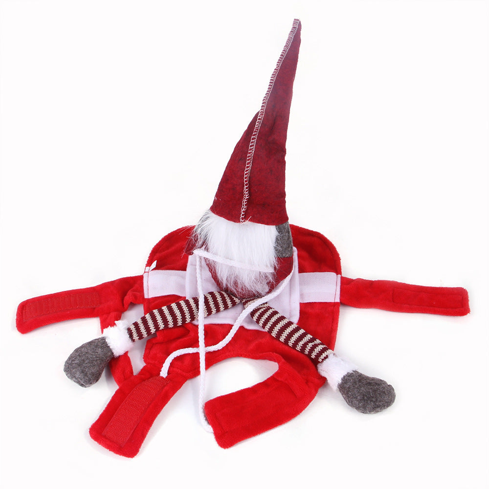 Pet Christmas Riding Transformation Costume Pet Products Costumes Cosplay by SHOPEEZONE