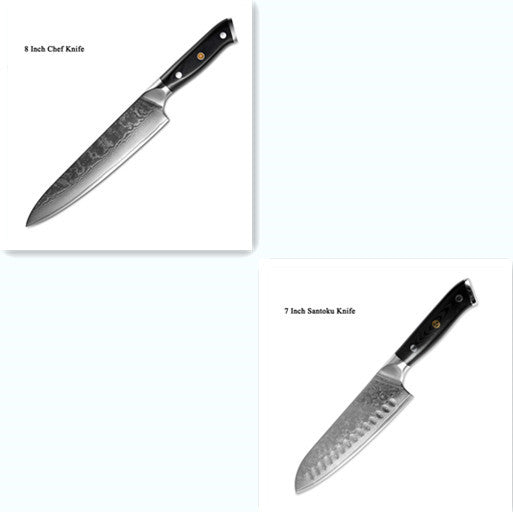 Japanese Damascus steel knife kitchen knife fruit knife by SHOPEEZONE