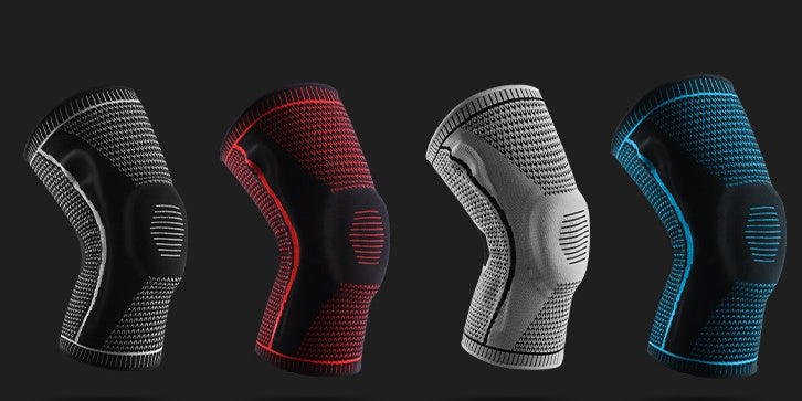 Knee Pads For Sport Knee Silicone Spring Patella Protector by SHOPEEZONE