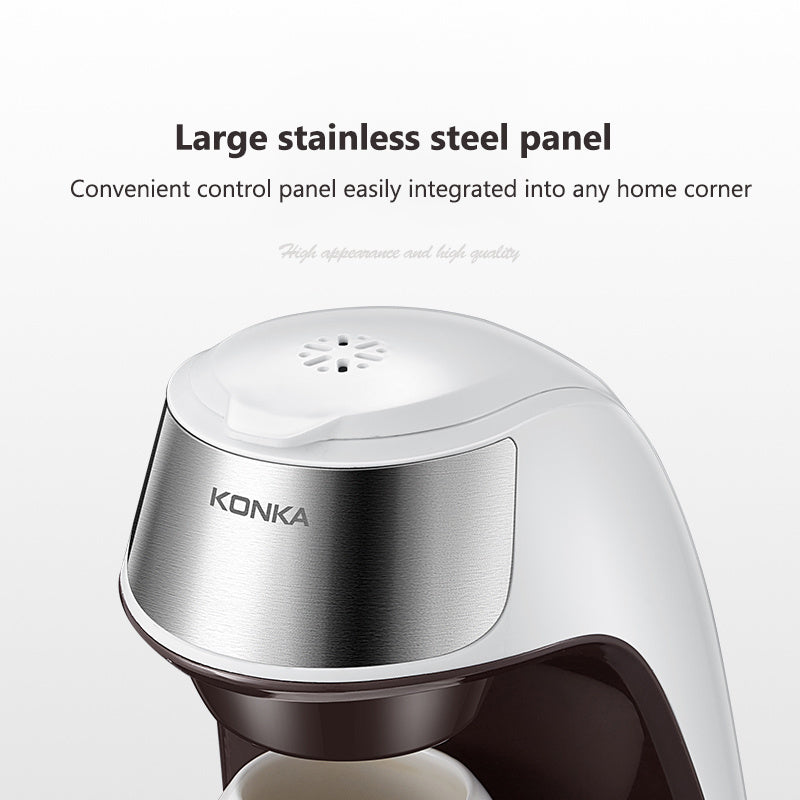 New Coffee Machine Fully Automatic Home Office Mini American Small Portable Coffee Maker by SHOPEEZONE