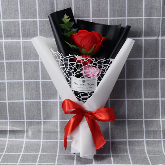Carnation Rose Bouquet Creative Gift Valentine's Day Gift by SHOPEEZONE