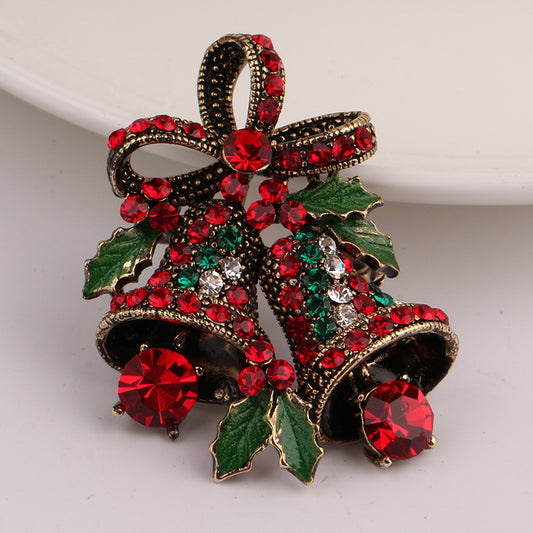 Christmas suit pin brooch by SHOPEEZONE