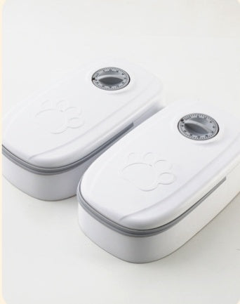 Automatic Pet Feeder Smart Food Dispenser For Cats Dogs Timer Stainless Steel Bowl Auto Dog Cat Pet Feeding Pets Supplies by SHOPEEZONE