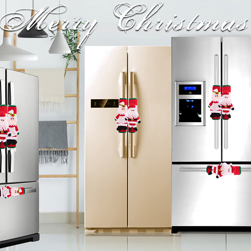 New Christmas decoration refrigerator glove by SHOPEEZONE