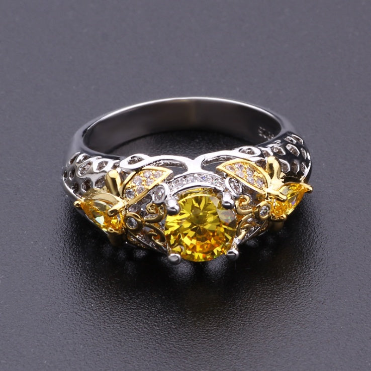 Zircon rings by SHOPEEZONE