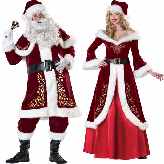 Christmas Queen Princess Dress Santa Claus dress by SHOPEEZONE