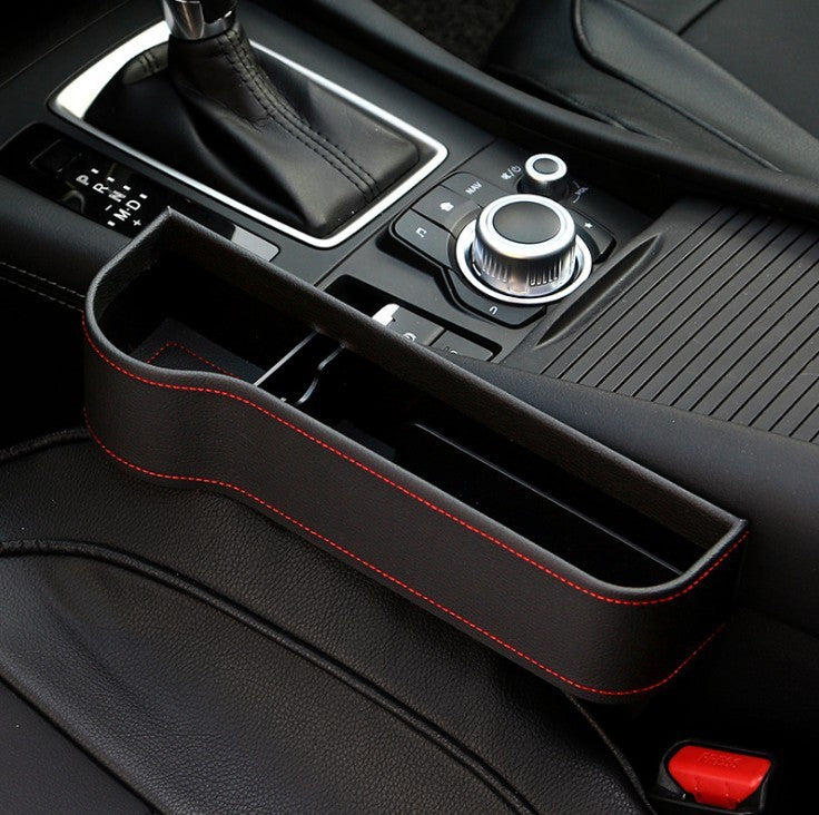 AuraAuto PU Leather Gap Box Organizer - Easy Access