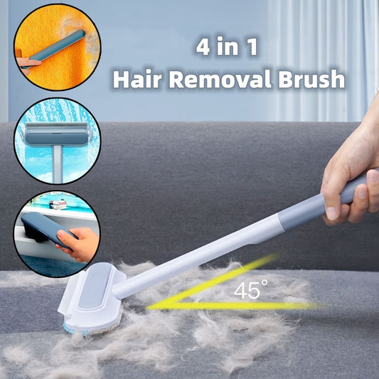 4 In 1 Multifunctional Hair Removal Brush Pet Dog Cat Hair Cleaner Brush Cat Hair Remover Window Screen Cleaning Tool Gadgets by SHOPEEZONE