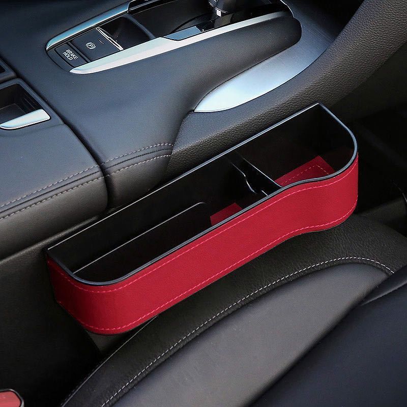 AuraAuto PU Leather Gap Box Organizer - Easy Access