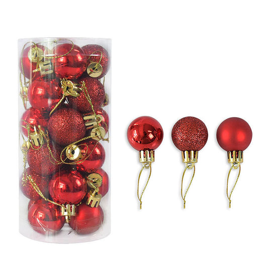 Christmas Decoration Shiny Matte Christmas Ball by SHOPEEZONE