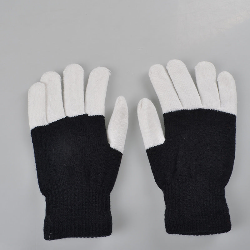 Led Glowing Gloves Rainbow Glowing Gloves by SHOPEEZONE