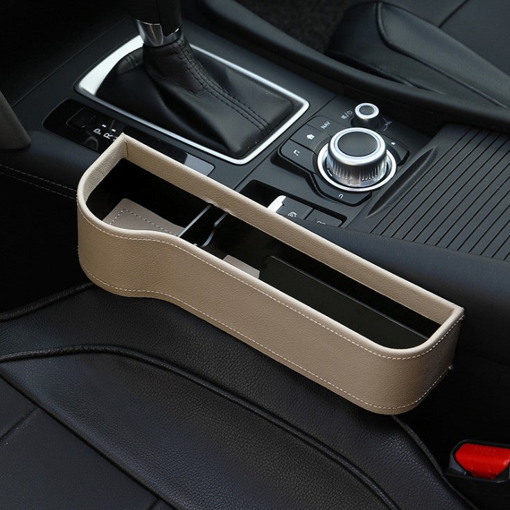 AuraAuto PU Leather Gap Box Organizer - Easy Access