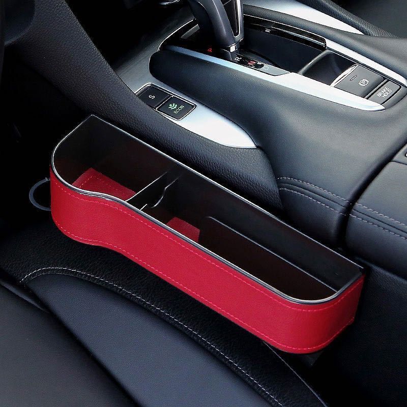 AuraAuto PU Leather Gap Box Organizer - Easy Access