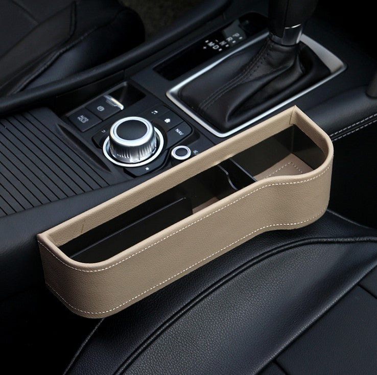 AuraAuto PU Leather Gap Box Organizer - Easy Access