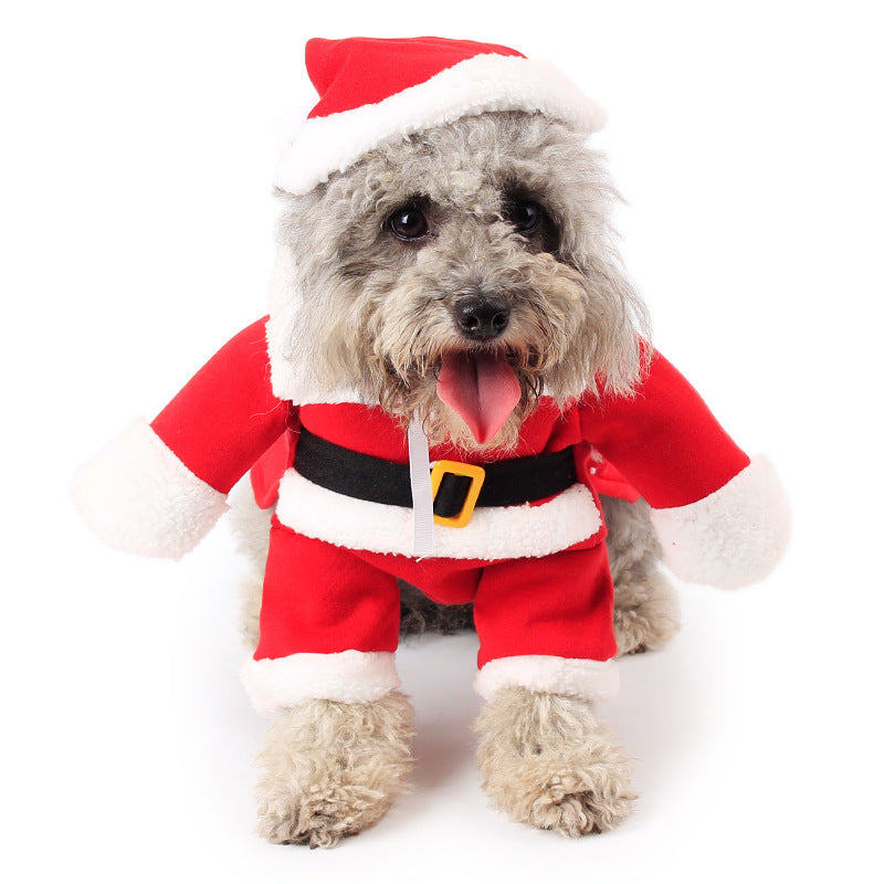 Pet Christmas Decoration Costume Pet Standing Costume by SHOPEEZONE