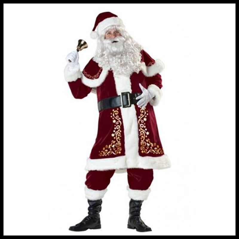 Bar Christmas Costume Adult Men and Women Santa Christmas Costume Christmas Costume by SHOPEEZONE