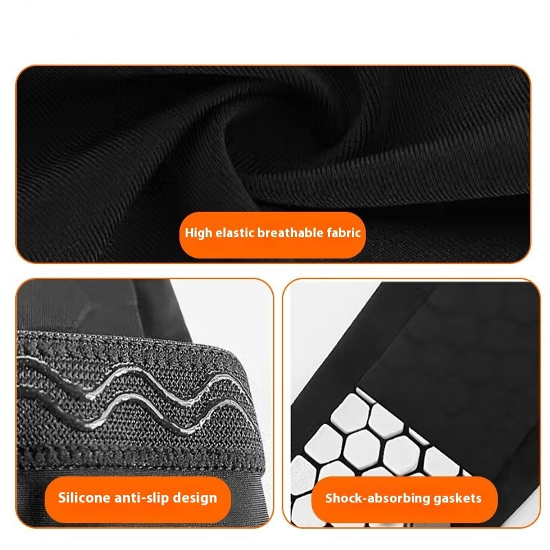 Honeycomb Shank Protection Foot Sock Non Slip For Men