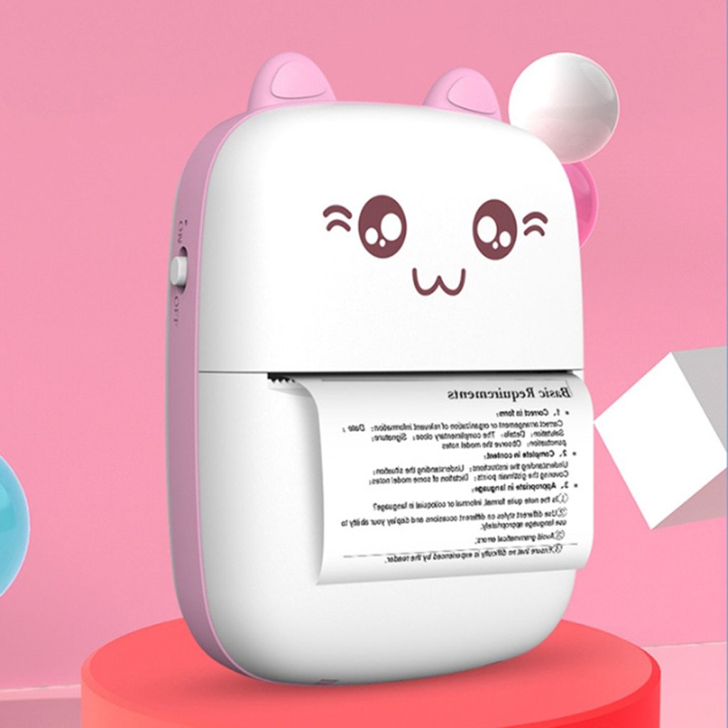 Portable Mini Printer Bluetooth WiFi Photo Printer For Phone