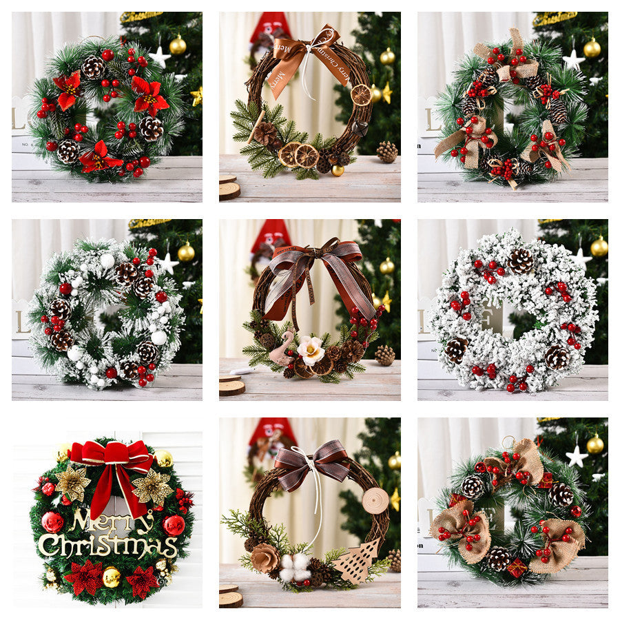 Christmas Decorations Garland Wreath by SHOPEEZONE