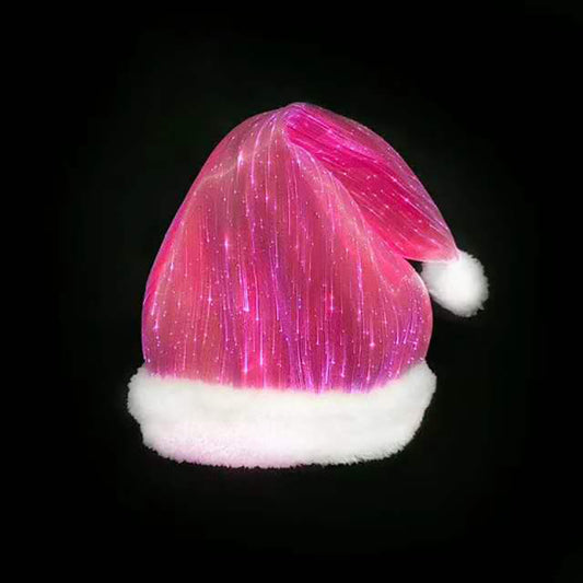 Christmas Decoration LED Glowing Colorful Christmas Hat by SHOPEEZONE