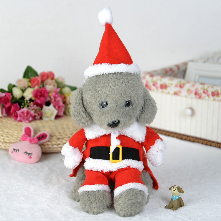 Pet Christmas Decoration Costume Pet Standing Costume by SHOPEEZONE