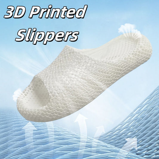 3D Printing Slippers Soft Breathable Waterproof Non-slip Slippers For Women Men Indoor And Outdoor Sports Shoes by SHOPEEZONE