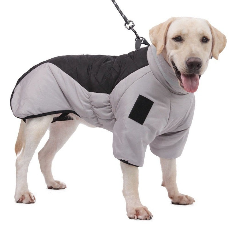 New Winter Dog Coat Waterproof Pet Clothes For Medum Large Dogs Warm Thicken Dog Vest Custome Labrador Jacket by SHOPEEZONE