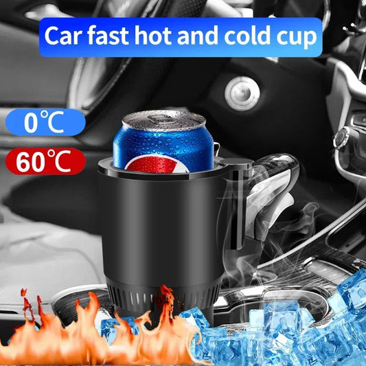 2 In 1 Car Cup Warmer Cooler Digital Temperature Display
