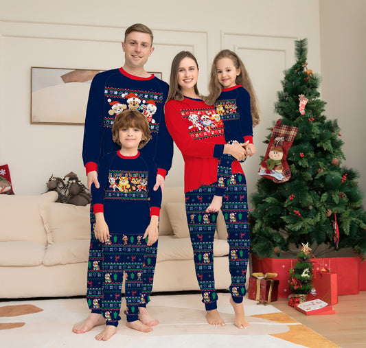 Matching Family Christmas Deer Pajamas Xmas Pjs Women Men Plaid Clothes Holiday Sleepwear by SHOPEEZONE
