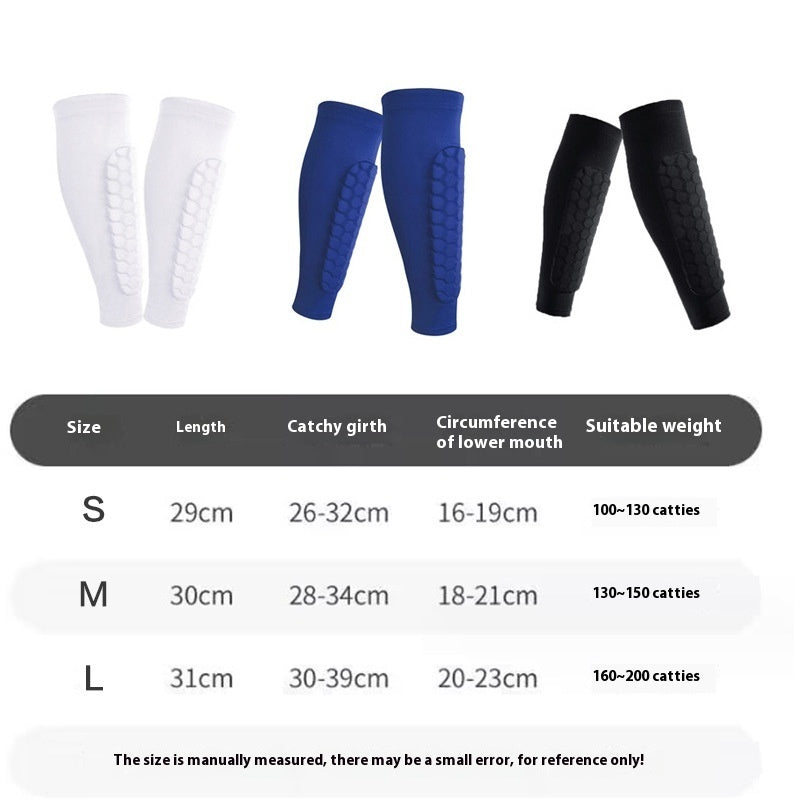 Honeycomb Shank Protection Foot Sock Non Slip For Men