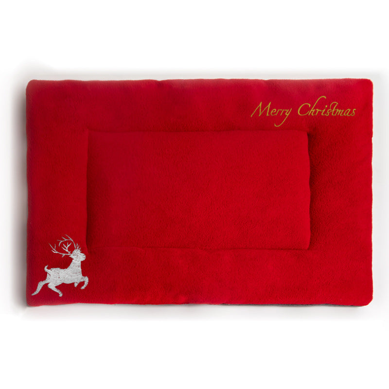 Christmas Pet Mat Super Soft Dog Mat For Christmas by ShopeSmartly