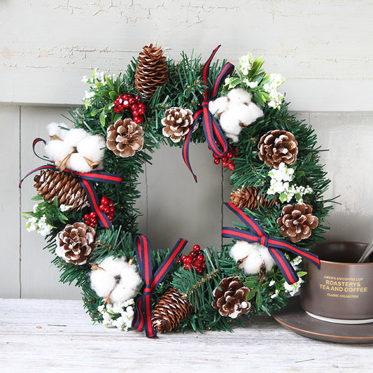 30cm 40cm Christmas Wreath Ornaments Christmas Wreath by SHOPEEZONE