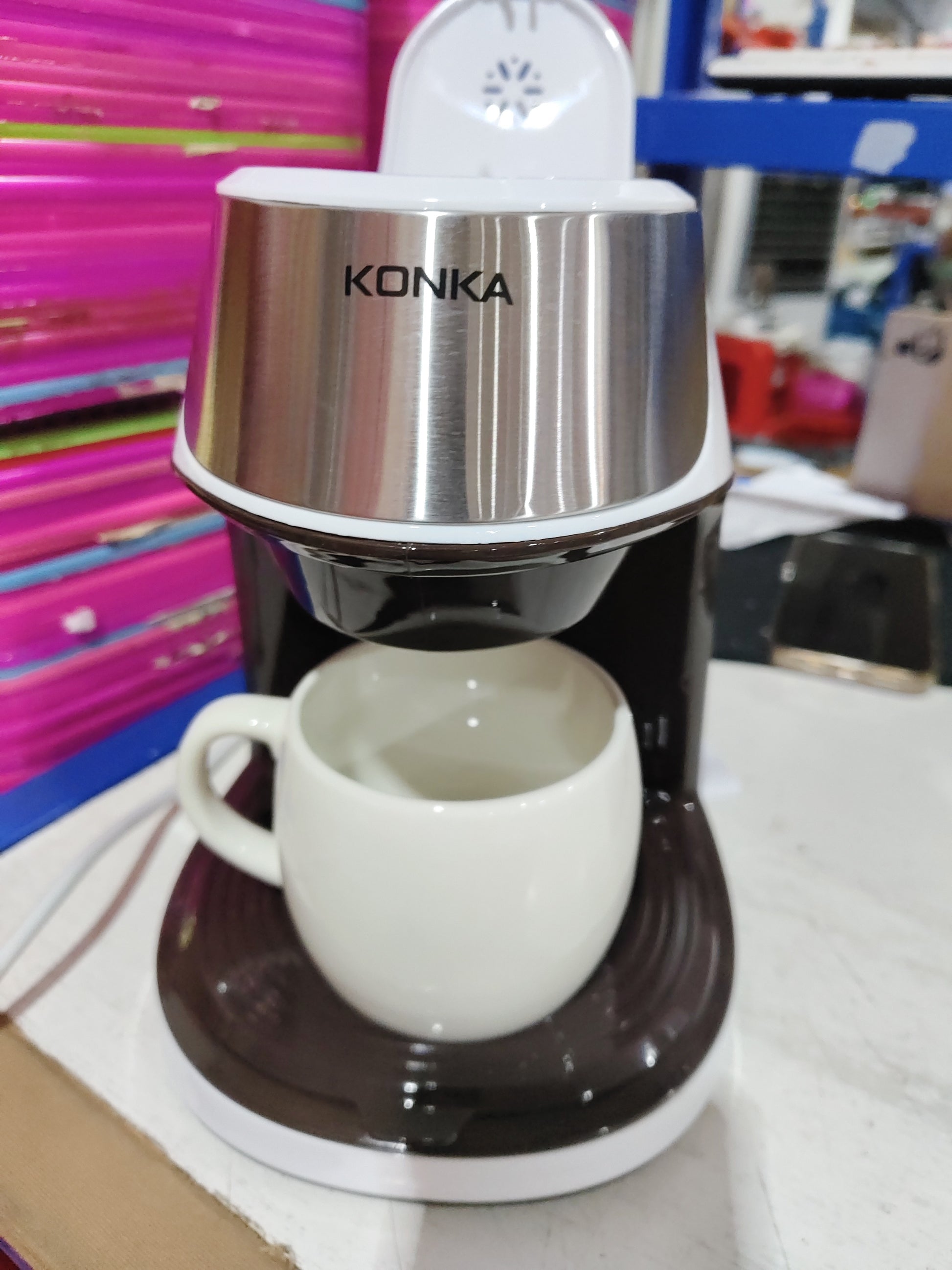 New Coffee Machine Fully Automatic Home Office Mini American Small Portable Coffee Maker by SHOPEEZONE