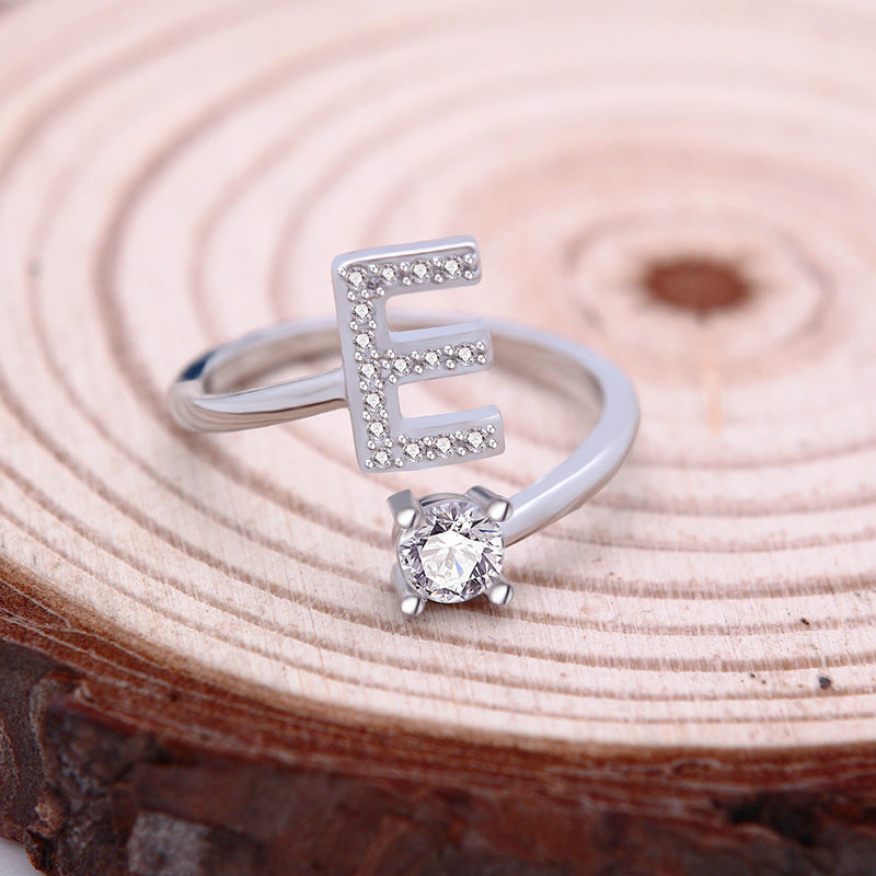 26 Letter English Rings Jewelry by SHOPEEZONE