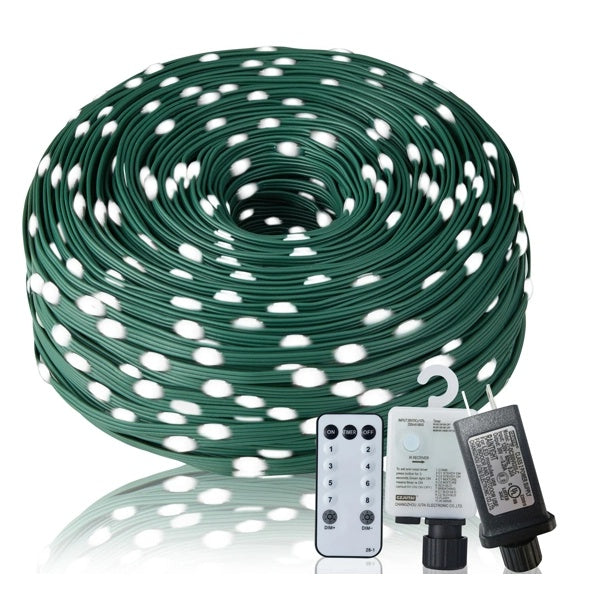 Christmas Rope Lights,1000LED 328Ft Outdoor Decorative String Strobe by ShopeeZone