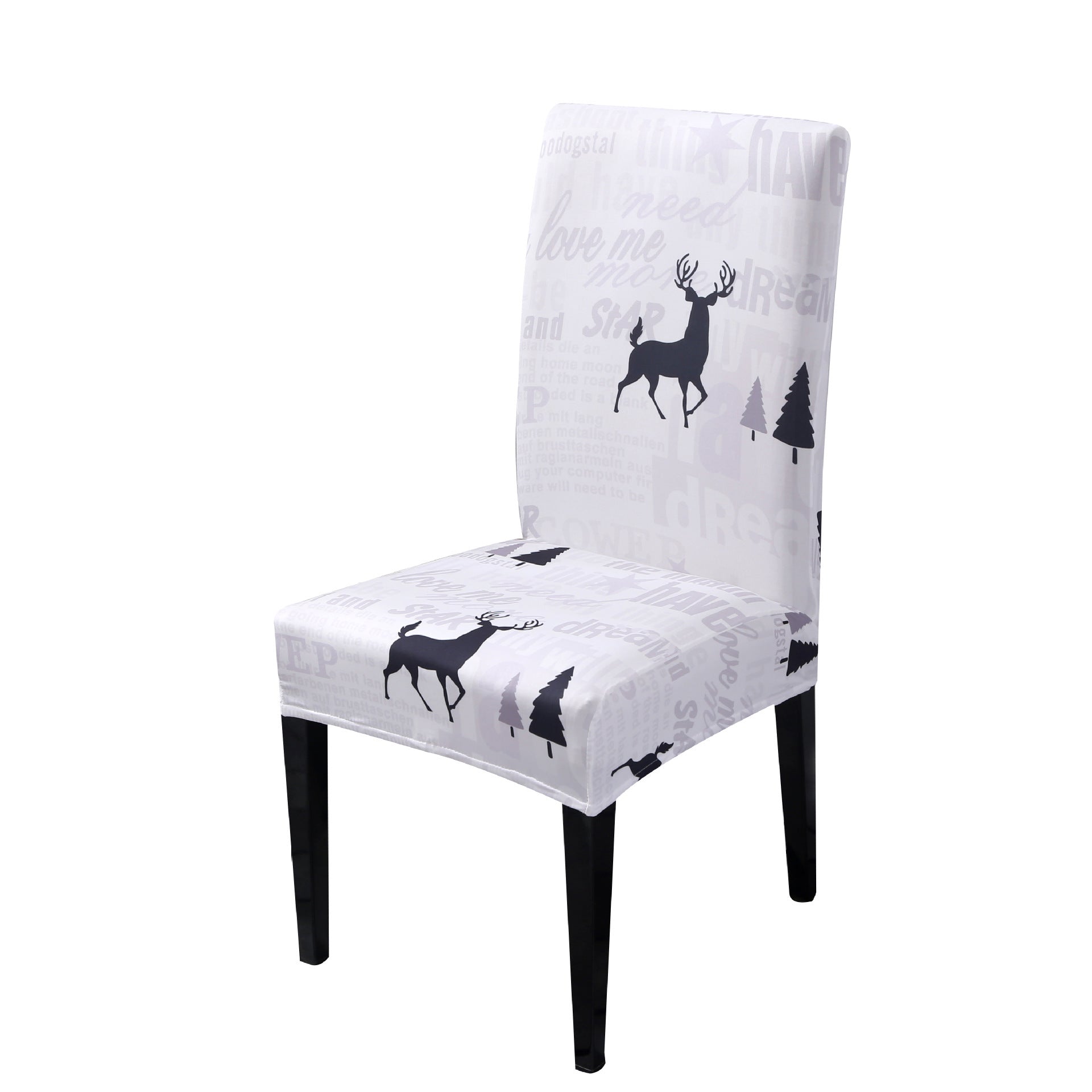 Christmas universal elastic chair cover by SHOPEEZONE
