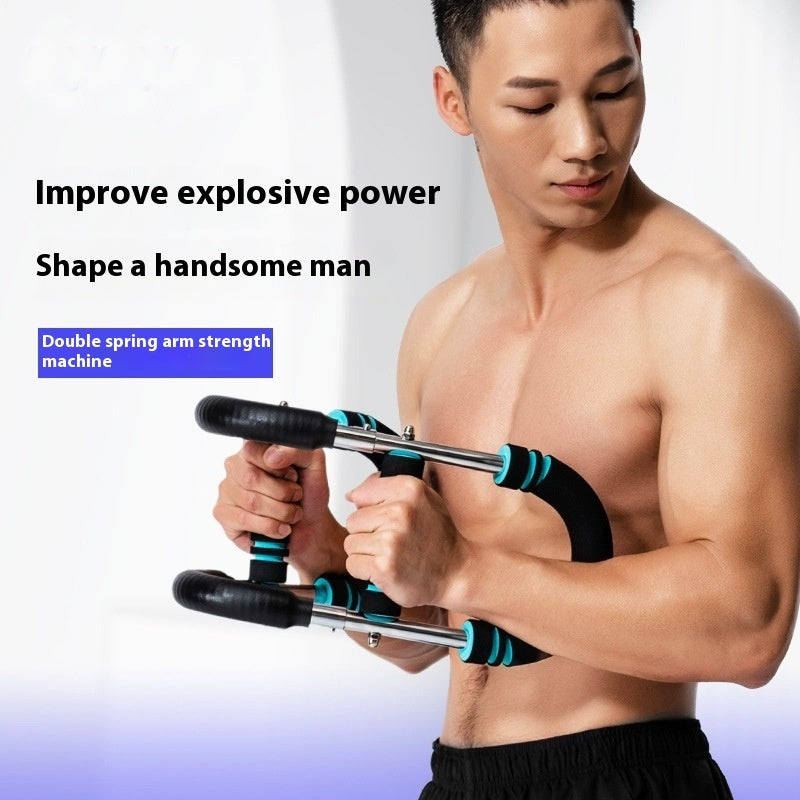 Multi-functional U-shaped Arm Strengthener Chest Trainer Adjustable Forearm Strength Exerciser Home Gym Equipment Bodybuilding by SHOPEEZONE